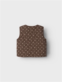 Lil Atelier Quilt Vest Hulla Rain Drum